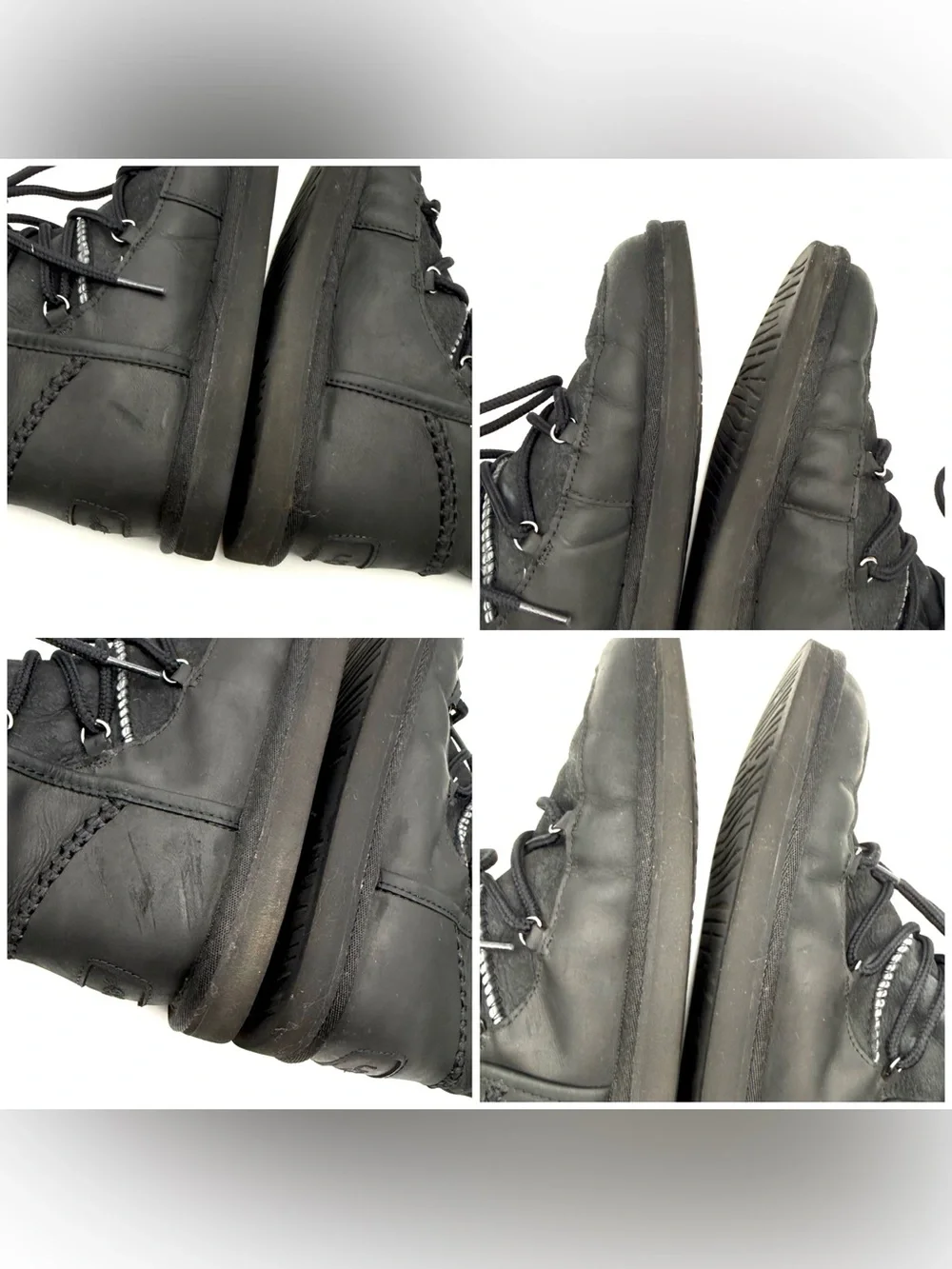 Ugg Black Lodge Lace Up Boot 7 Style 1013941
